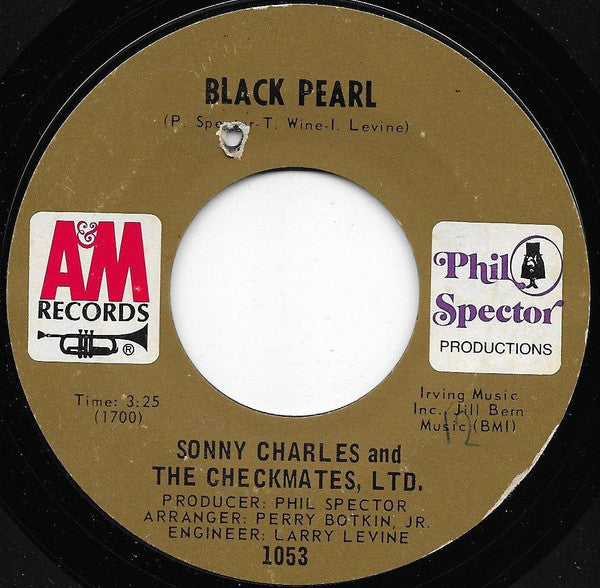 Sonny Charles And The Checkmates Ltd. : Black Pearl / Lazy Susan (7", Single, Styrene, Ter)