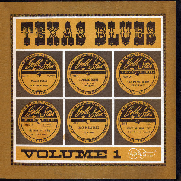 Various : Texas Blues Volume 1 (LP, Comp, RP)