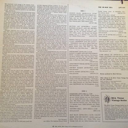 Various : The Be-Bop Era (LP, Comp, Mono, RP)