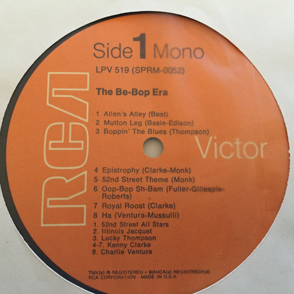 Various : The Be-Bop Era (LP, Comp, Mono, RP)