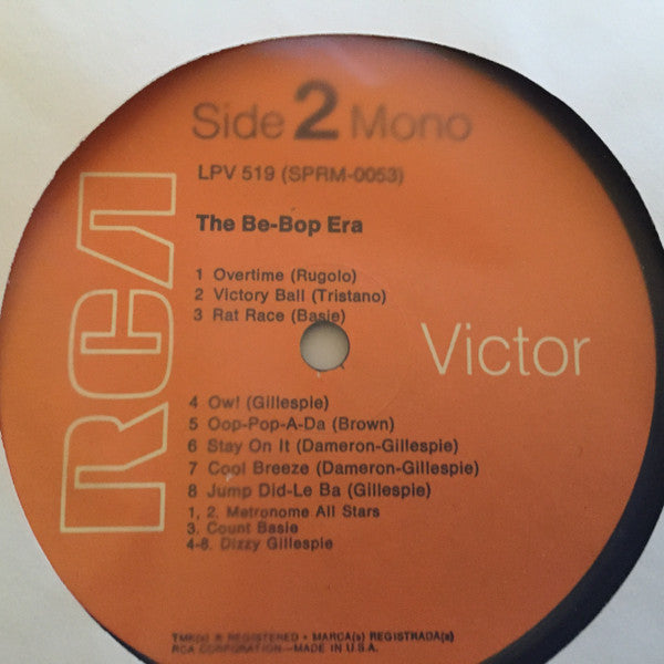 Various : The Be-Bop Era (LP, Comp, Mono, RP)