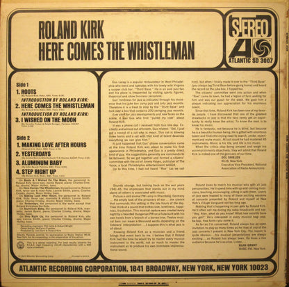 Roland Kirk : Here Comes The Whistleman (LP, Album, PR )