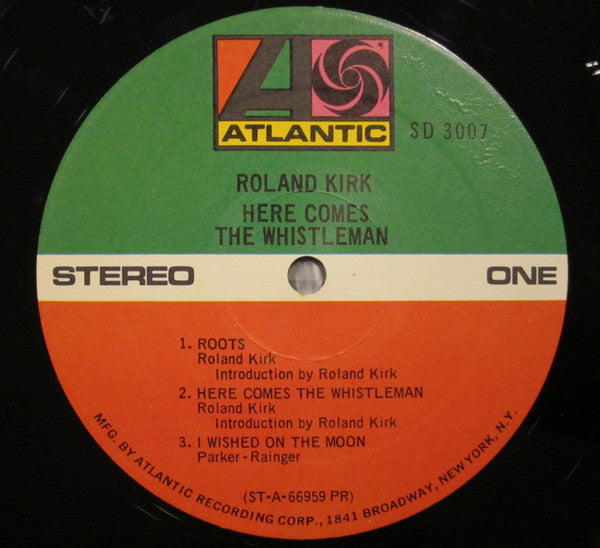 Roland Kirk : Here Comes The Whistleman (LP, Album, PR )