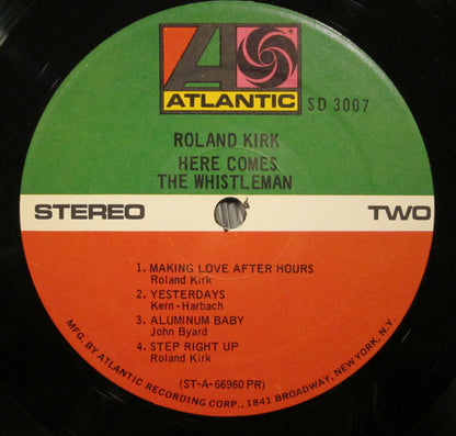 Roland Kirk : Here Comes The Whistleman (LP, Album, PR )