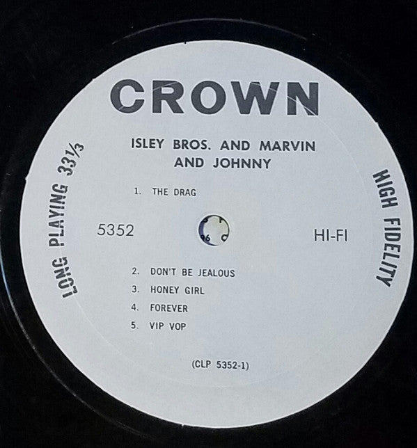 The Isley Brothers And Marvin & Johnny : The Isley Brothers And Marvin & Johnny (LP, Comp, Mono)