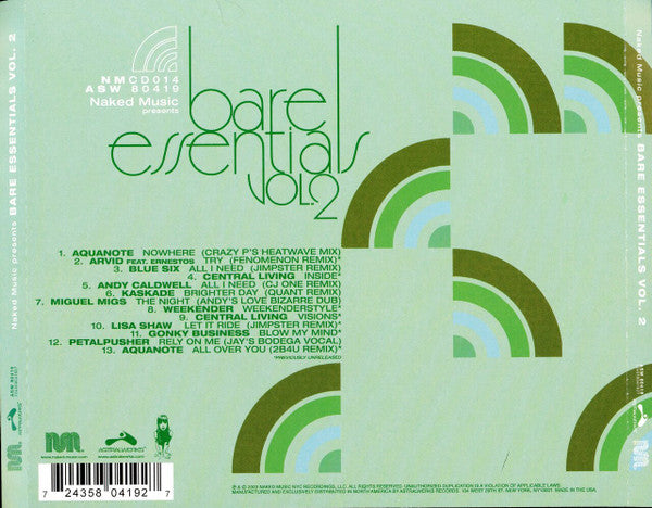 Various : Bare Essentials Vol. 2 (CD, Comp, Mixed)