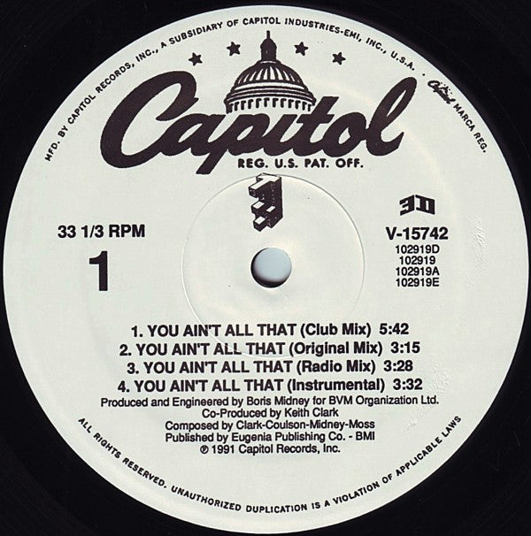 3D (14) : You Ain't All That / L'Amour (12", Single)
