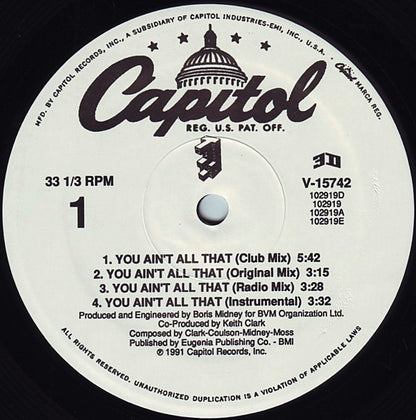3D (14) : You Ain't All That / L'Amour (12", Single)
