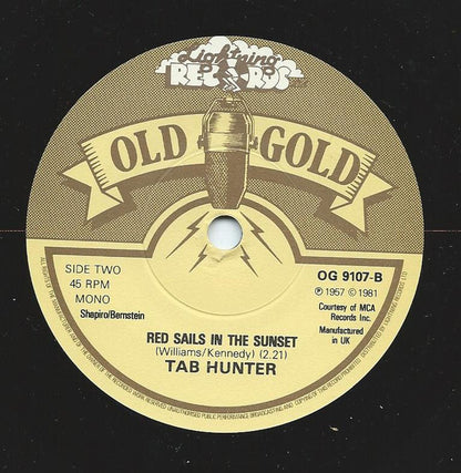 Tab Hunter : Young Love / Red Sails In The Sunset (7", Single, RE)