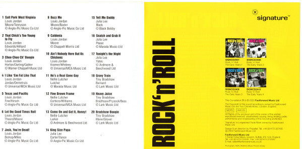 Various : Rock 'n' Roll - The Early Years 1 (CD, Comp)