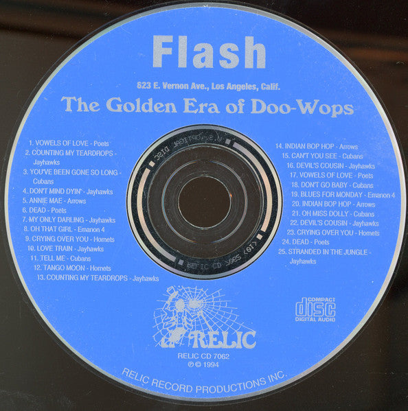 Various : The Golden Era Of Doowops: The Groups Of Flash Records (CD, Comp)