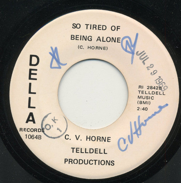 C.V. Horne : Forgive And Forget (7", Single)