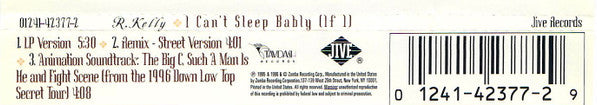 R. Kelly : I Can't Sleep Baby (If I) (CD, Single)