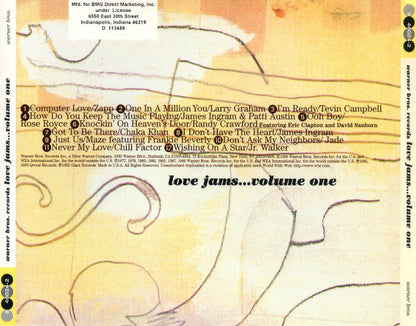 Various : Love Jams...Volume One (CD, Comp, Club)