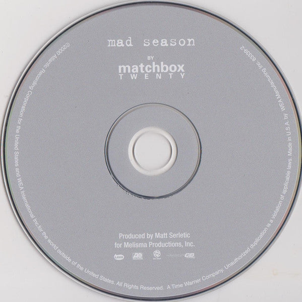Matchbox Twenty : Mad Season (CD, Album, Enh, WEA)