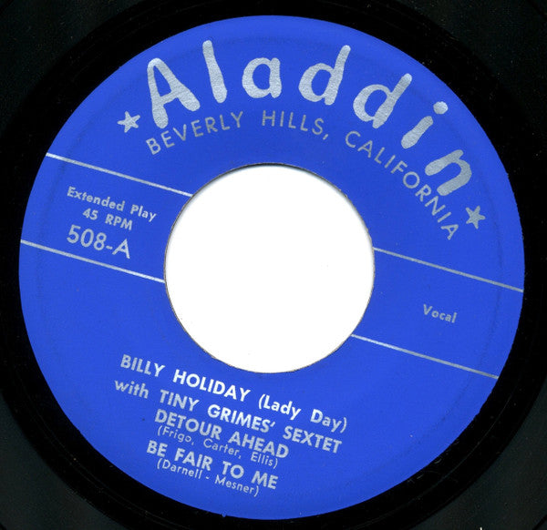 Billie Holiday : Singing The Blues ... (7", EP)