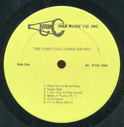 James Brown : The Fabulous James Brown (2xLP, Comp, Gol)