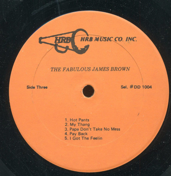 James Brown : The Fabulous James Brown (2xLP, Comp, Gol)