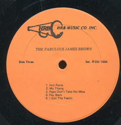 James Brown : The Fabulous James Brown (2xLP, Comp, Gol)