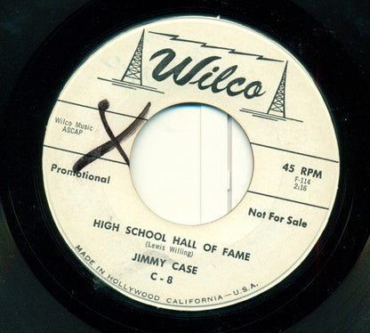Jimmy Case : High School Hall Of Fame (7", Promo)