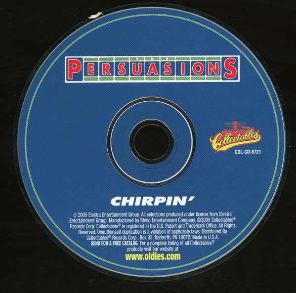 The Persuasions : Chirpin' (CD, Album, RE)
