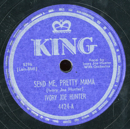 Ivory Joe Hunter : Send Me Pretty Mama / False Friend Blues (Shellac, 10")
