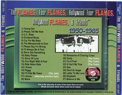 The Hollywood Flames : The Hollywood Flames & Friends 1950-1965 (CD, Comp)