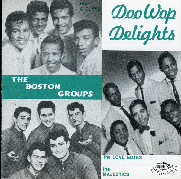 Various : "Doo Wop Delights" The Boston Groups (CD, Comp, Mono)