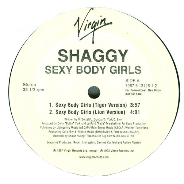 Shaggy : Sexy Body Girls (12", Promo)
