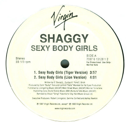 Shaggy : Sexy Body Girls (12", Promo)