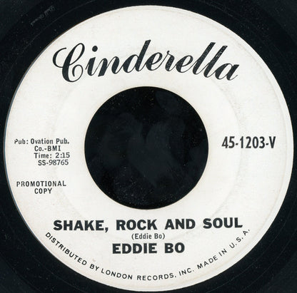Eddie Bo : Shake, Rock And Soul / Reassure Me (7", Promo)
